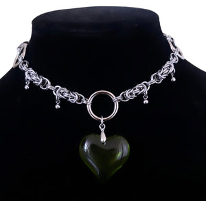 Heart Chainmail Choker