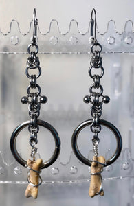 Beaver Bone Earrings