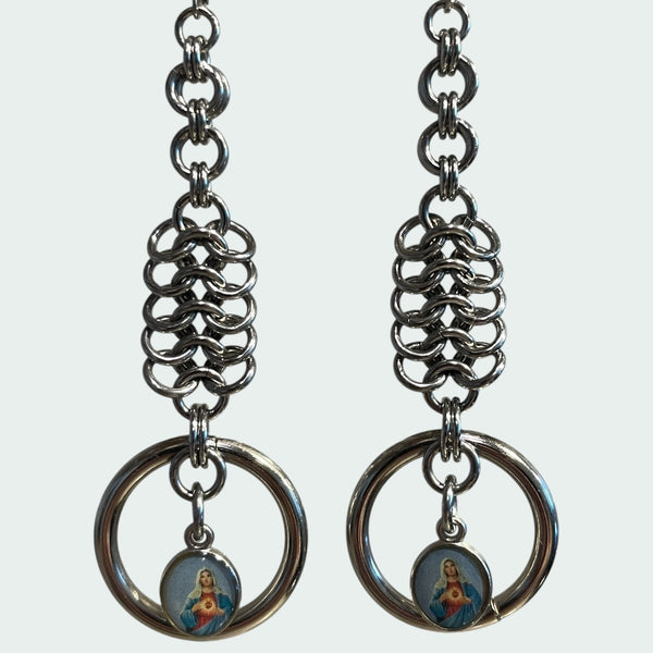 Virgin Mary Earrings