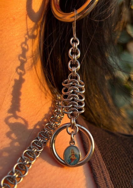 Virgin Mary Earrings