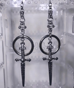 Sword Earrings